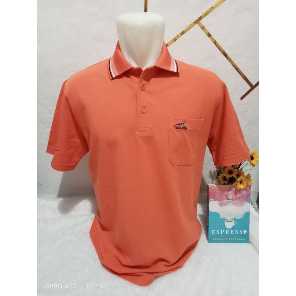 kaos kerah polo crocodil