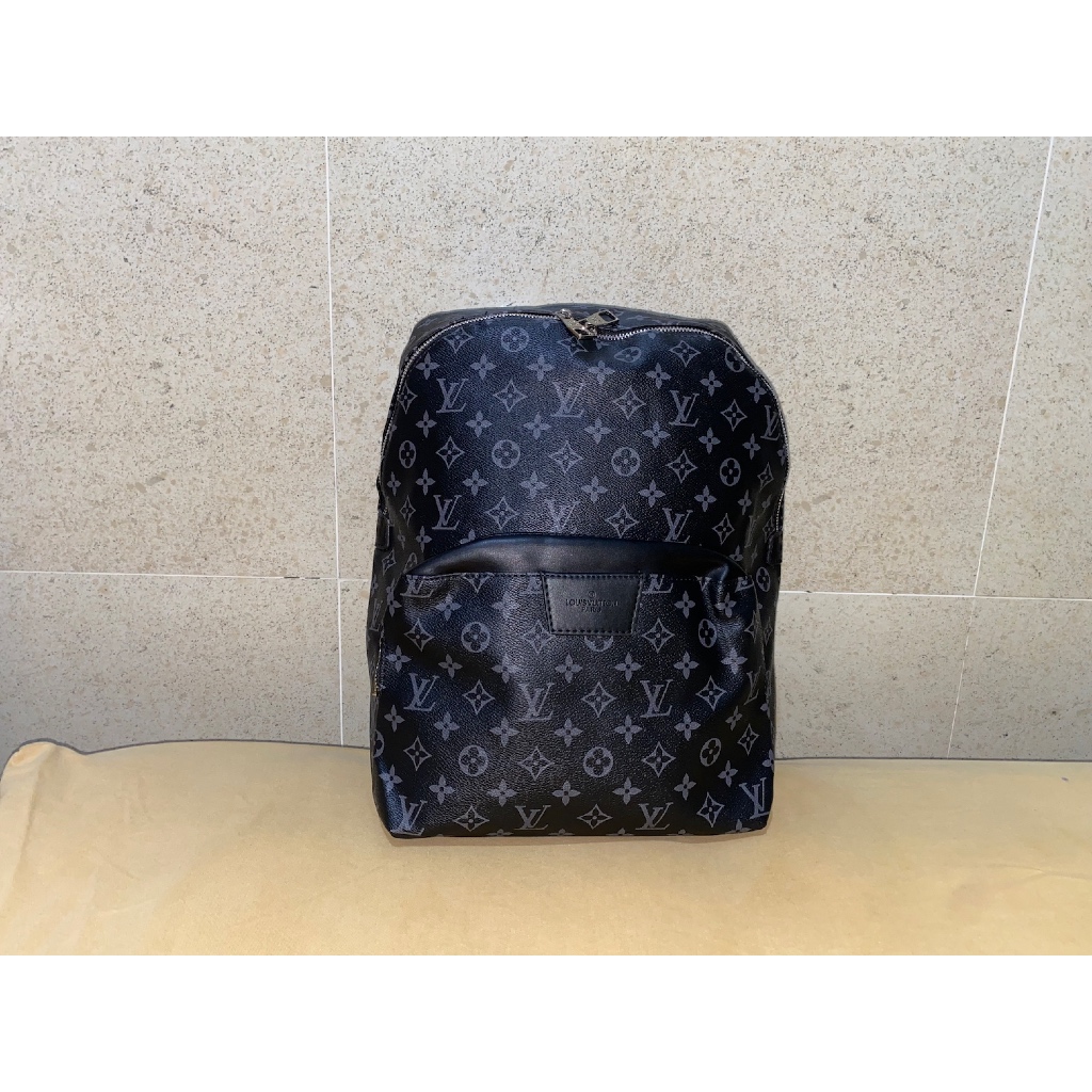 tas ransel backpack brand LV louis vuitton monogram signature black hitam LIKE NEW