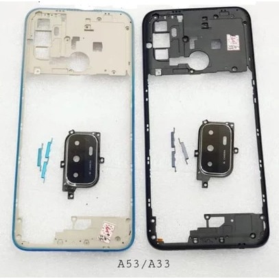 BEZZEL BEZEL BAZEL TULANG MESIN TENGAH OPPO A53 A33 ORIGINAL