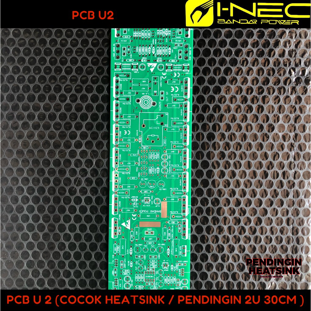 PCB U2 5000 KUALITAS BAGUS ( TYPE HEATSINK / PENDINGIN 2U 30CM )