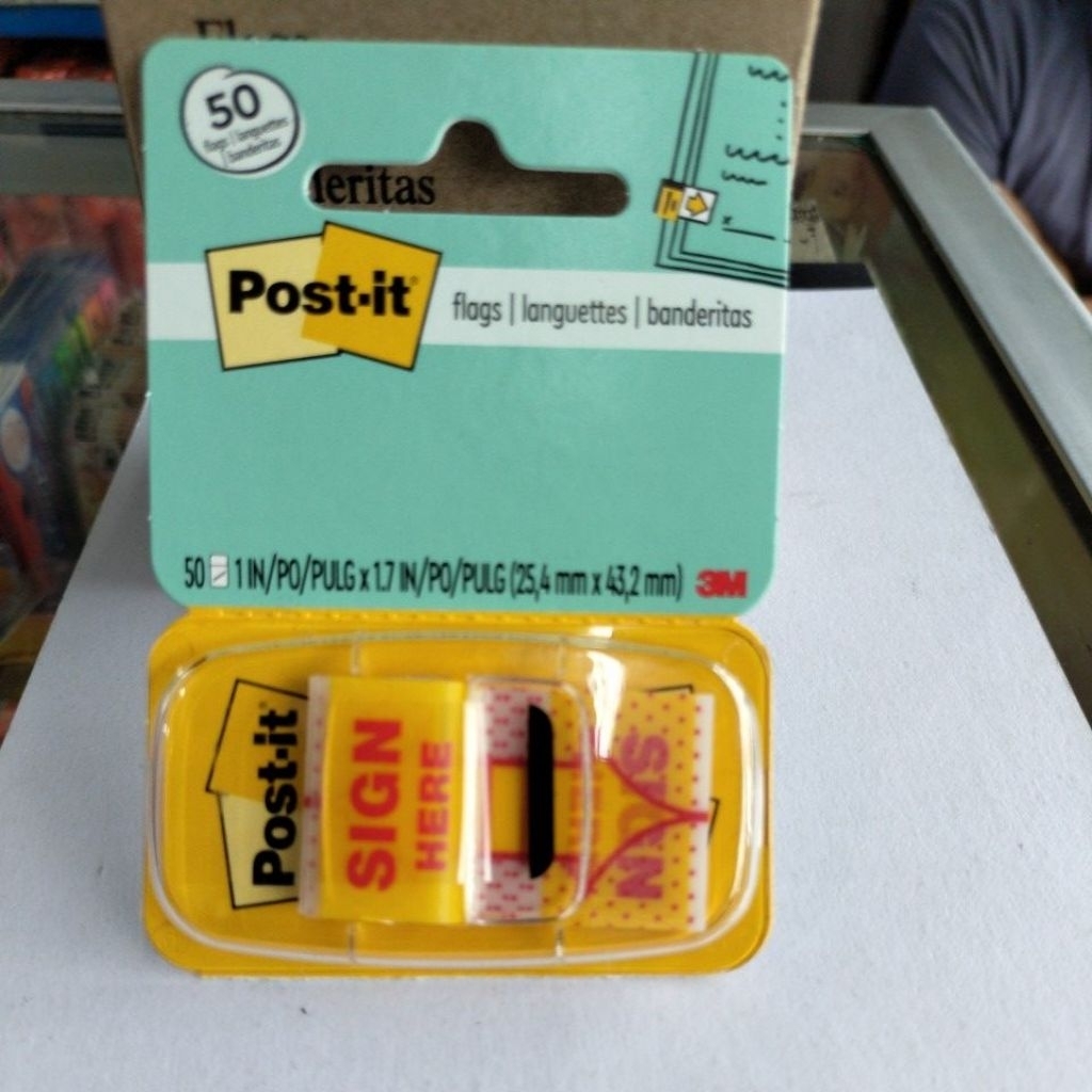 post -it sign here 3m 680-9