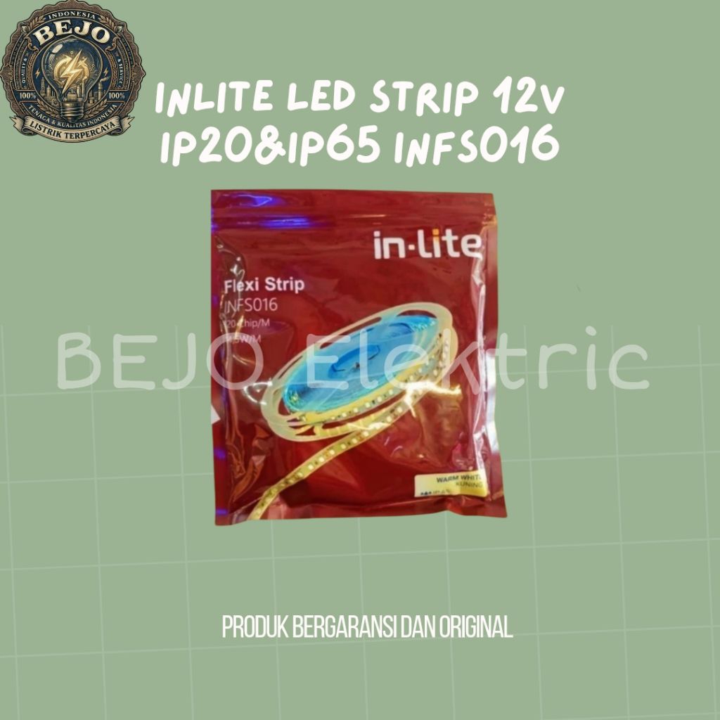 InLite Led Strip 12V Ip20 & Ip65 INFS016 120Led 14,5W
