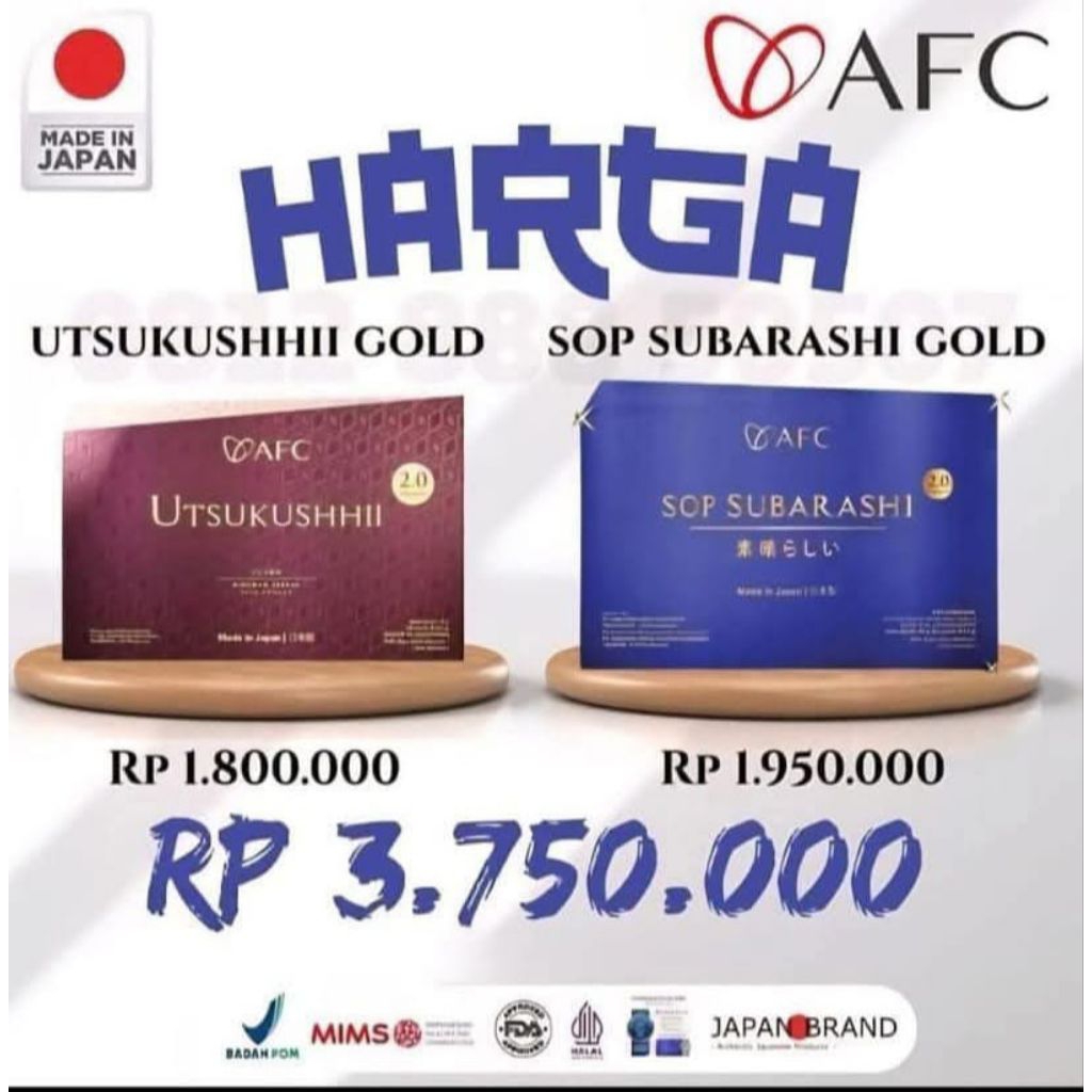 SOP Subarashi gold, utsukushi gold dan Hikari