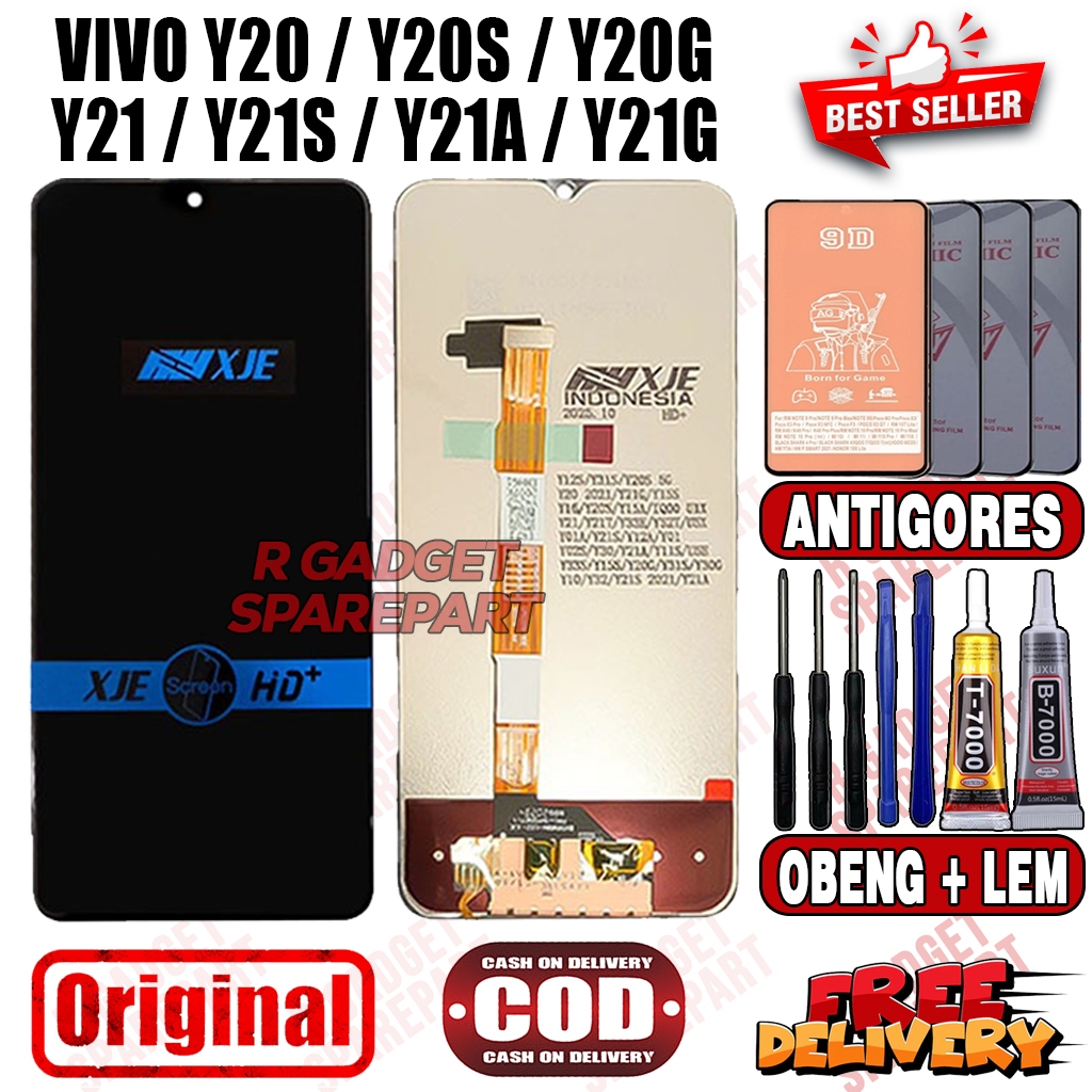 LCD TOUCHSCREEN VIVO Y20 / Y20S / Y20G / VIVO Y21 / Y21S / Y21A / Y21G ORIGINAL XJE FULLSET
