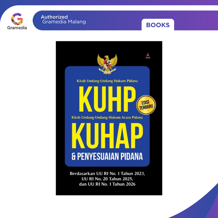 Gramedia Malang - KUHP, KUHAP & Penyesuaian Pidana