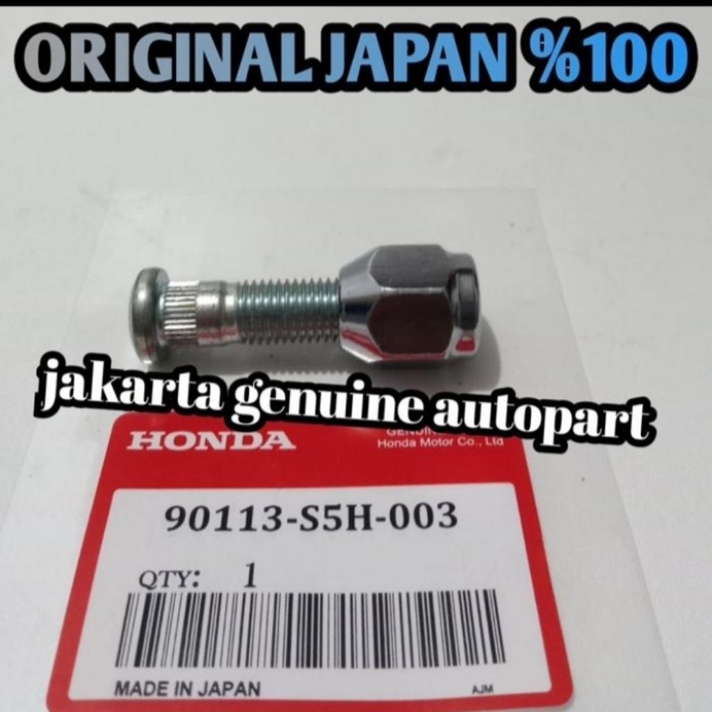 baut roda mur Honda jazz Mobilio brv brio city Freed+ mur racing 19 original