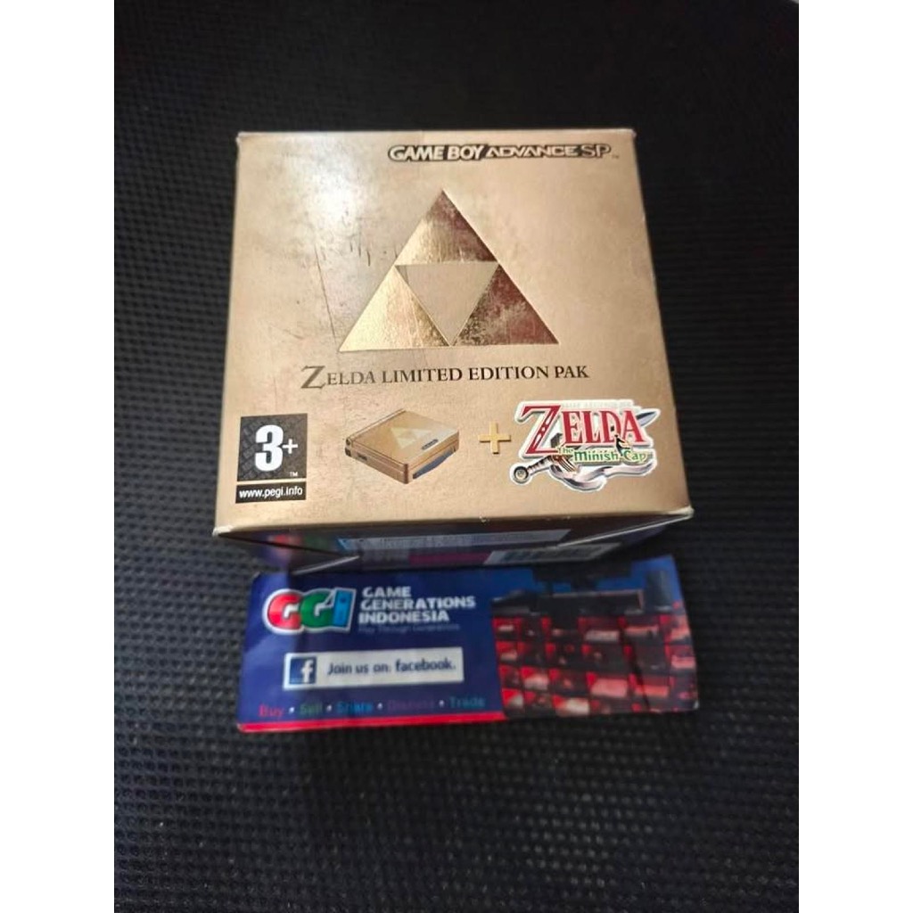 Game Boy Advance SP Zelda Limited Edition Pack