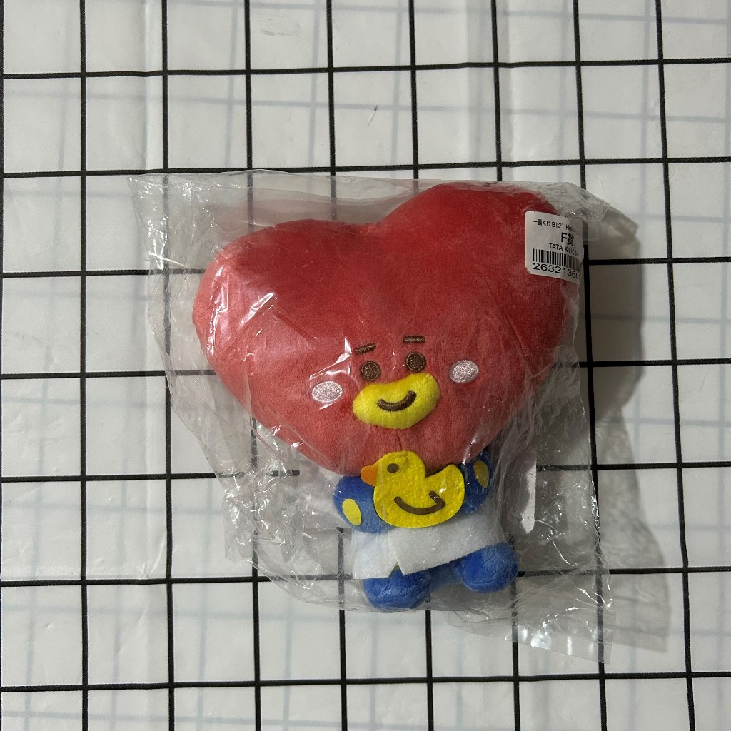 Ichiban Kuji BT21 Tata Plush Bath Time Doll