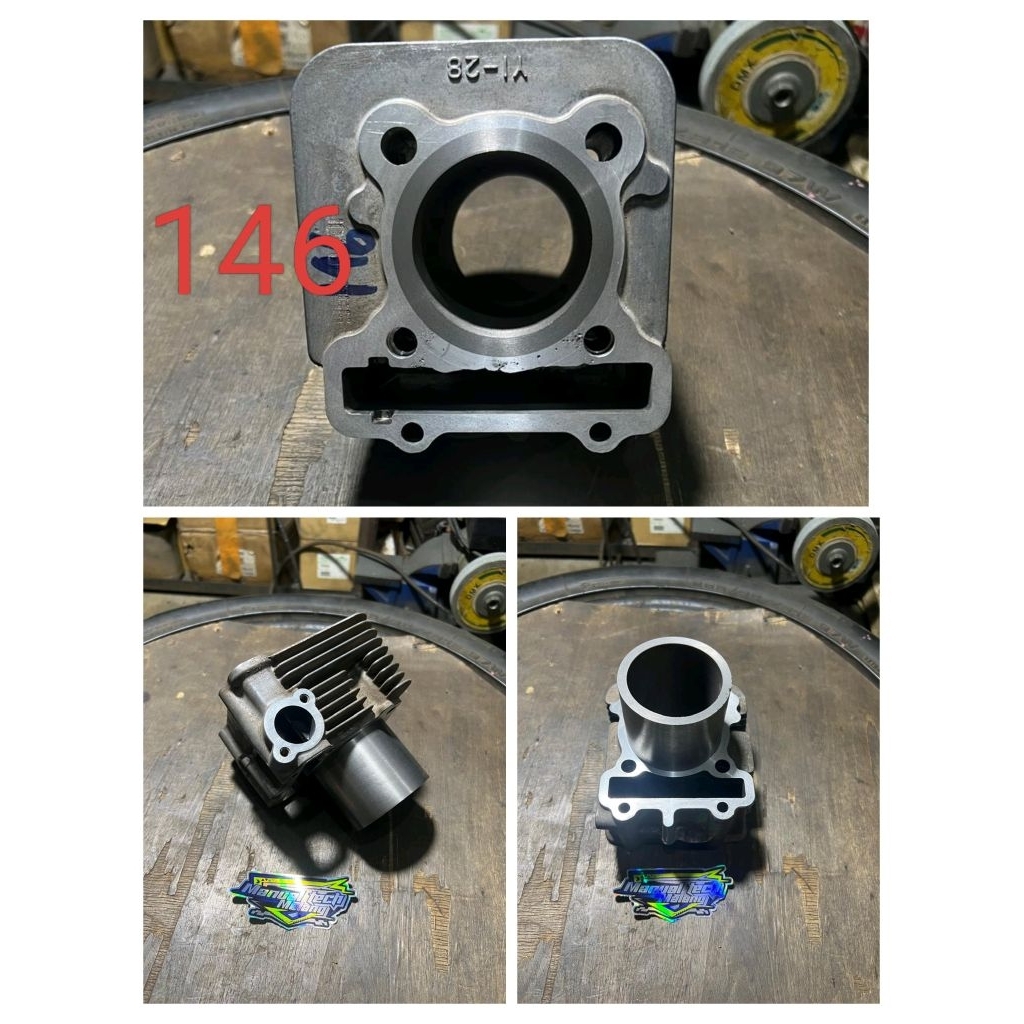 blok mio m3 2PH bore up liner 68 bisa untuk piston 57 58 59 60 61 62 63 64 65