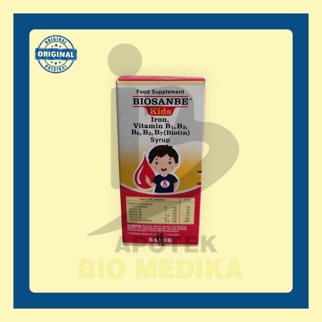 BIOSANBE DROP & SIRUP VITAMIN ZAT BESI
