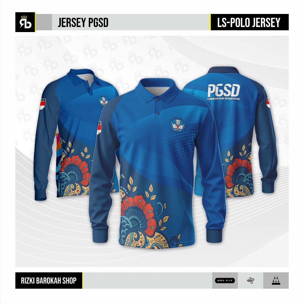 WANGKI PGSD PANJANG / JERSEY PGSD / WANGKI LENGAN PANJANG/ BAJU OLAHRAGA / BAJU SANTAI