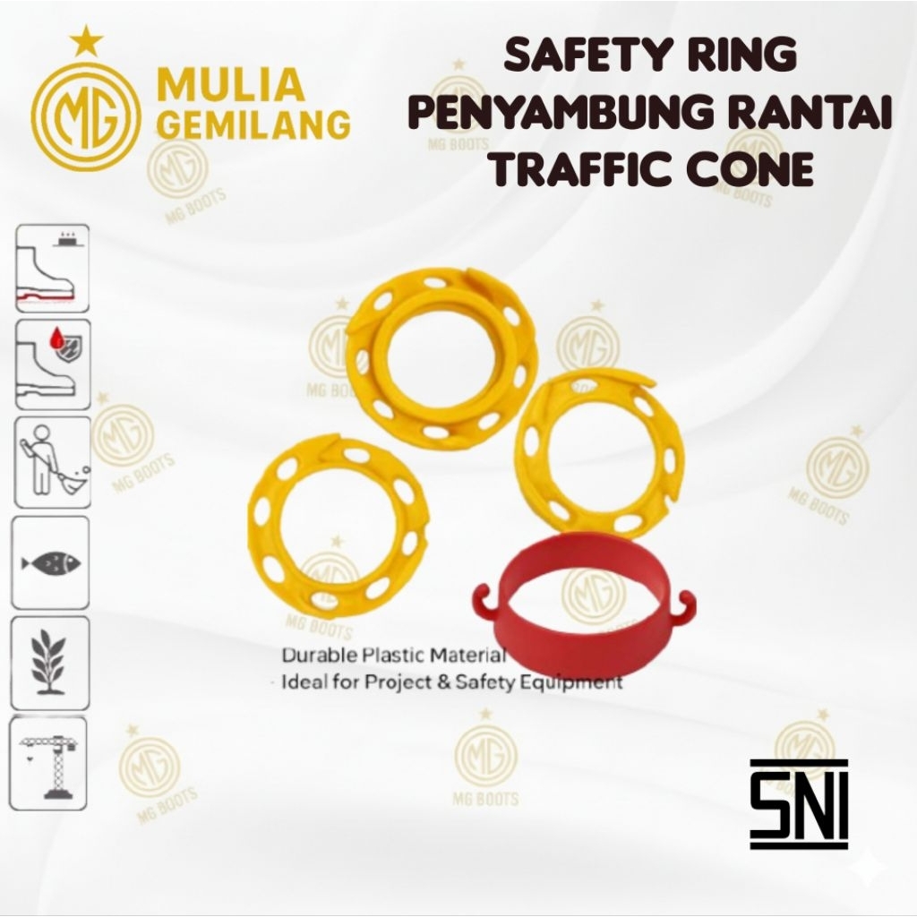 RING GANTUNGAN RANTAI PLASTIK TRAFFIC CONE