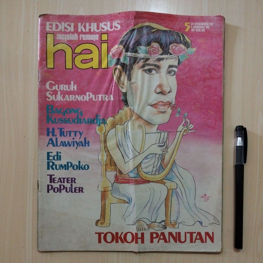 MAJALAH HAI EDISI KHUSUS - GURUH SOEKARNOPUTRA - 1986 - Majalah Lawas Bekas Murah Original - B13
