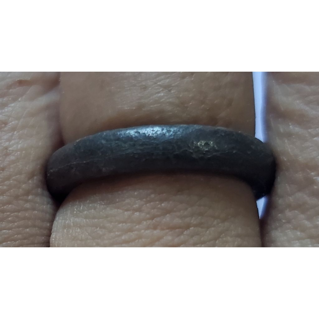 1 biji cincin perunggu ring 9 temuan sungai