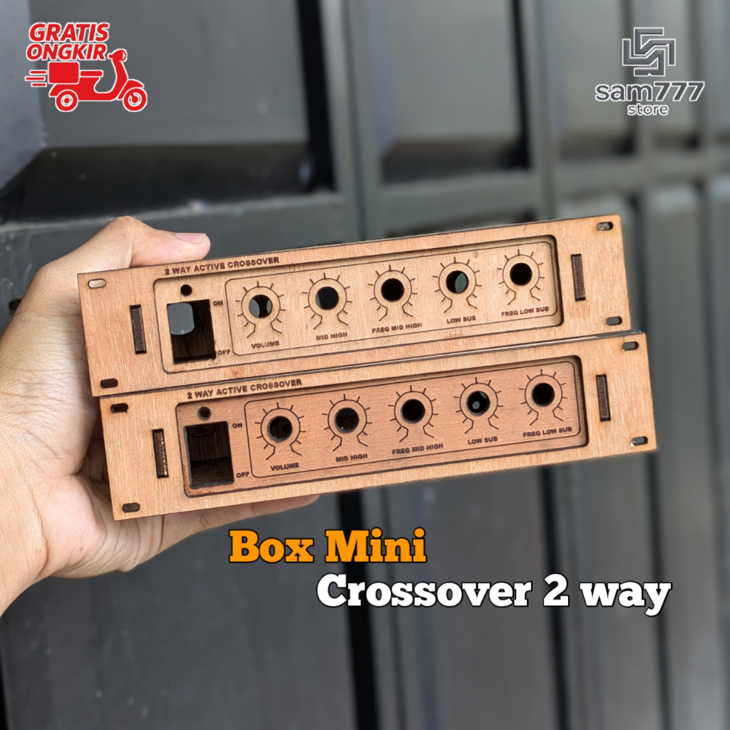 Box Mini Crossover 2 Way 5 Potensio Miniatur Crossover