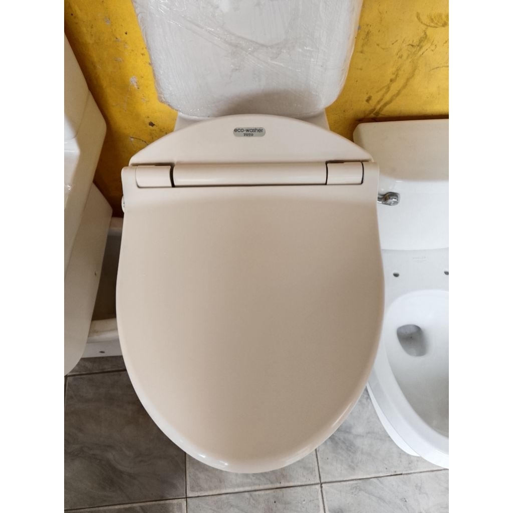 cover tutup ecowasher toto || warna pastel Ivory ( covernya saja )