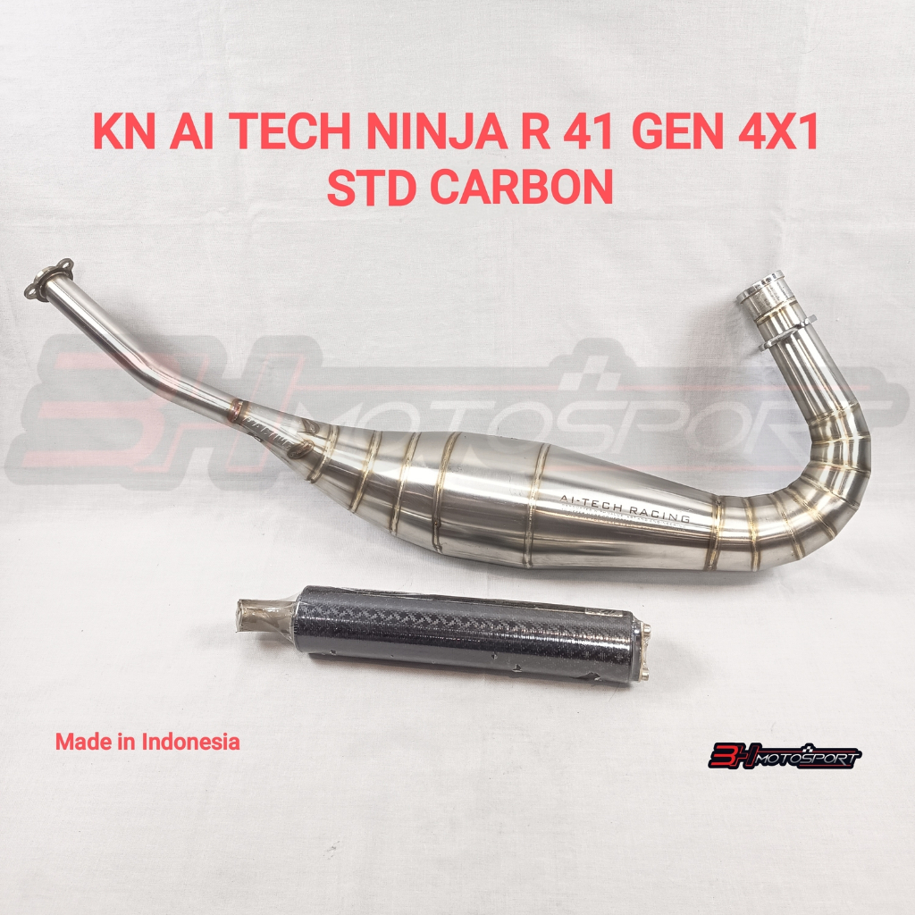 KNALPOT AI TECH NINJA R 41 GEN 4 X1 STANDARD CARBON