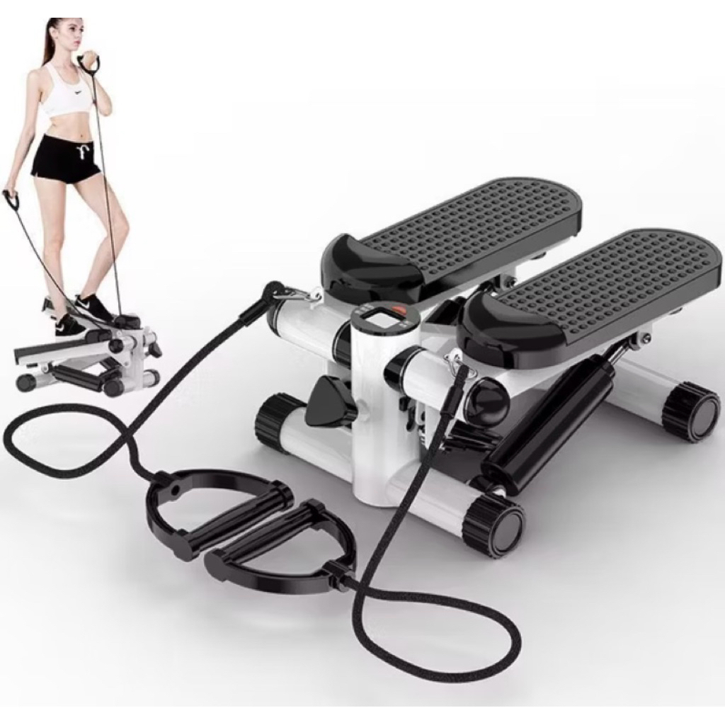 Mini Stepper Mesin Panjat Udara Alat Fitnes Rumah Senyap Pelangsing Kaki