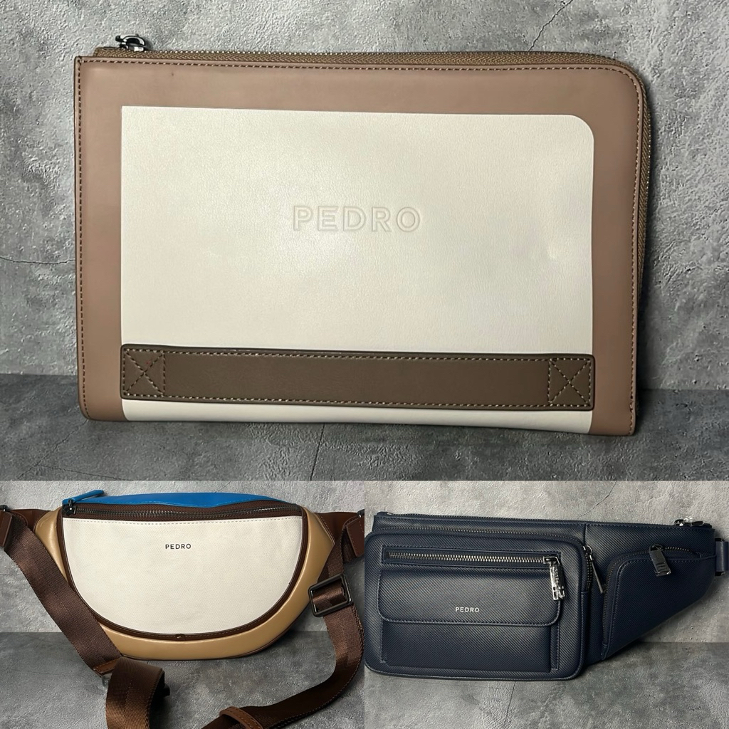 Pedro Clutch & Waist Bag - Tas Pria (100% Original)