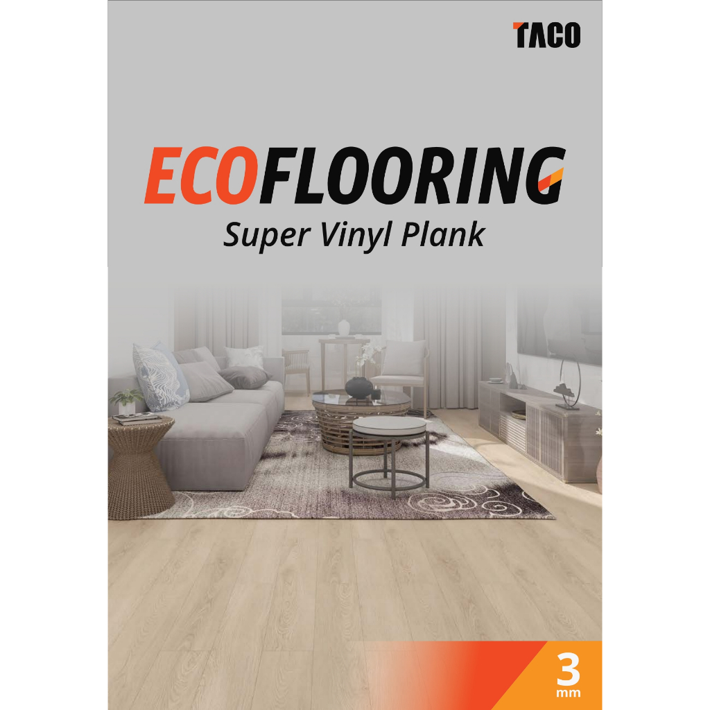 vinyl eco taco tebal 3mm / eco vinyl taco cover 3.34 meter persegi /vinyl lantai taco