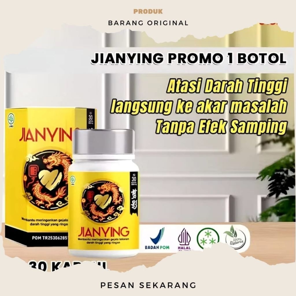 Jianying Original - Obat Herbal Mengatasi Hipertensi & Kolesterol Tinggi