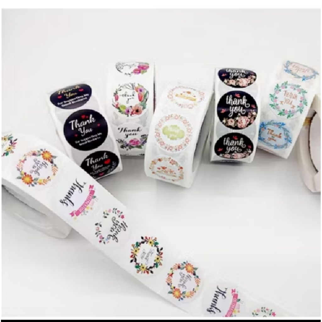 stiker thankyou stiker terima kasih