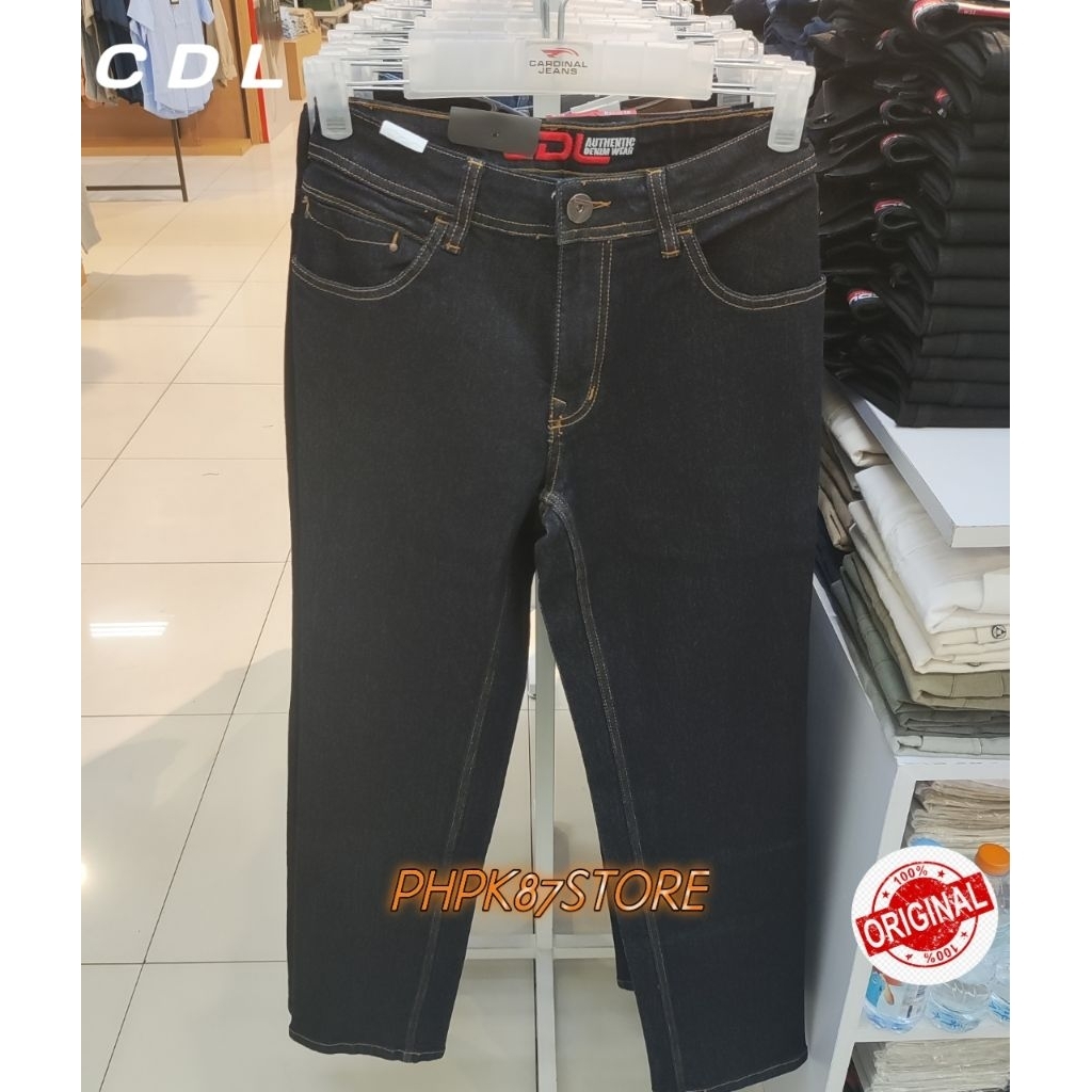 CDL CELANA PANJANG PRIA SLIM FIT, CELANA PANJANG DENIM STRETCH