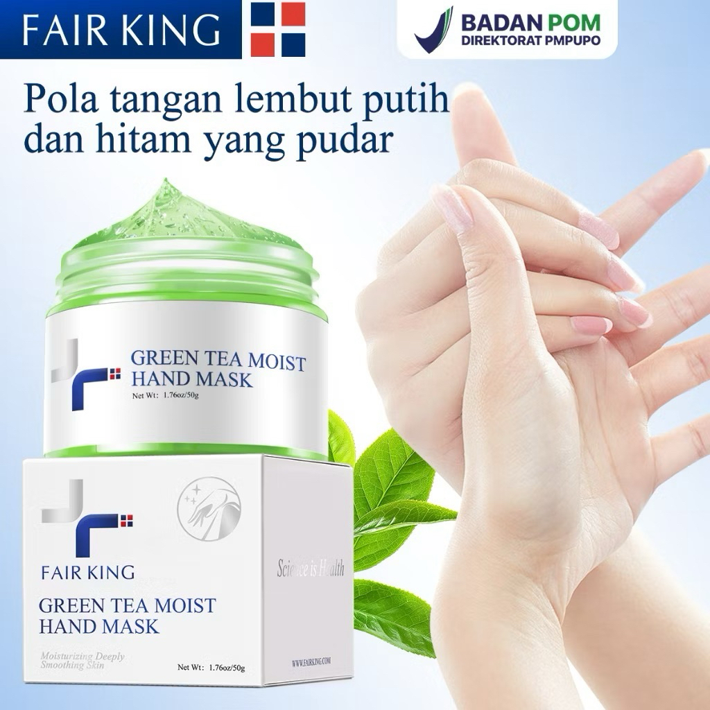 FAIR KING BPOM Green Tea Moisturizing Hand Wax Hand Repair Exfoliating Calluses Film Anti-Aging Hand
