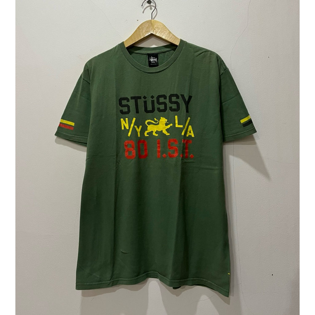 Tshirt STUSSY 80 IST Green ORIGINAL / Kaos Stussy