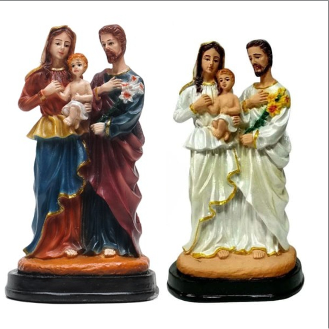 Yeraya Patung Keluarga Kudus Berdiri 15cm patung keluarga yesus patung maria yesus dan yosef patung 