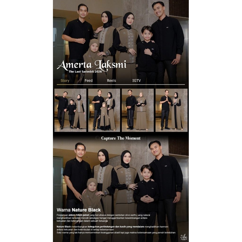 Famset Amerta Laksmi by ADEN (Black)