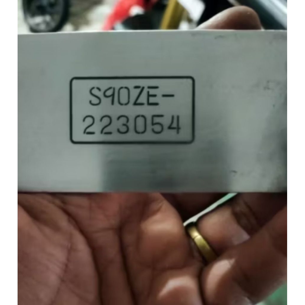 KETOK NOMOR RANGKA ATAU MESIN KENDARAAN RODA DUA