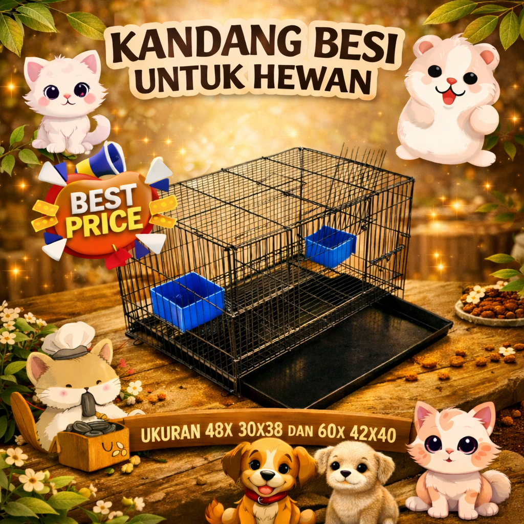 kandang besi untuk hewan sugar glider,kucing,anjing murah meriah