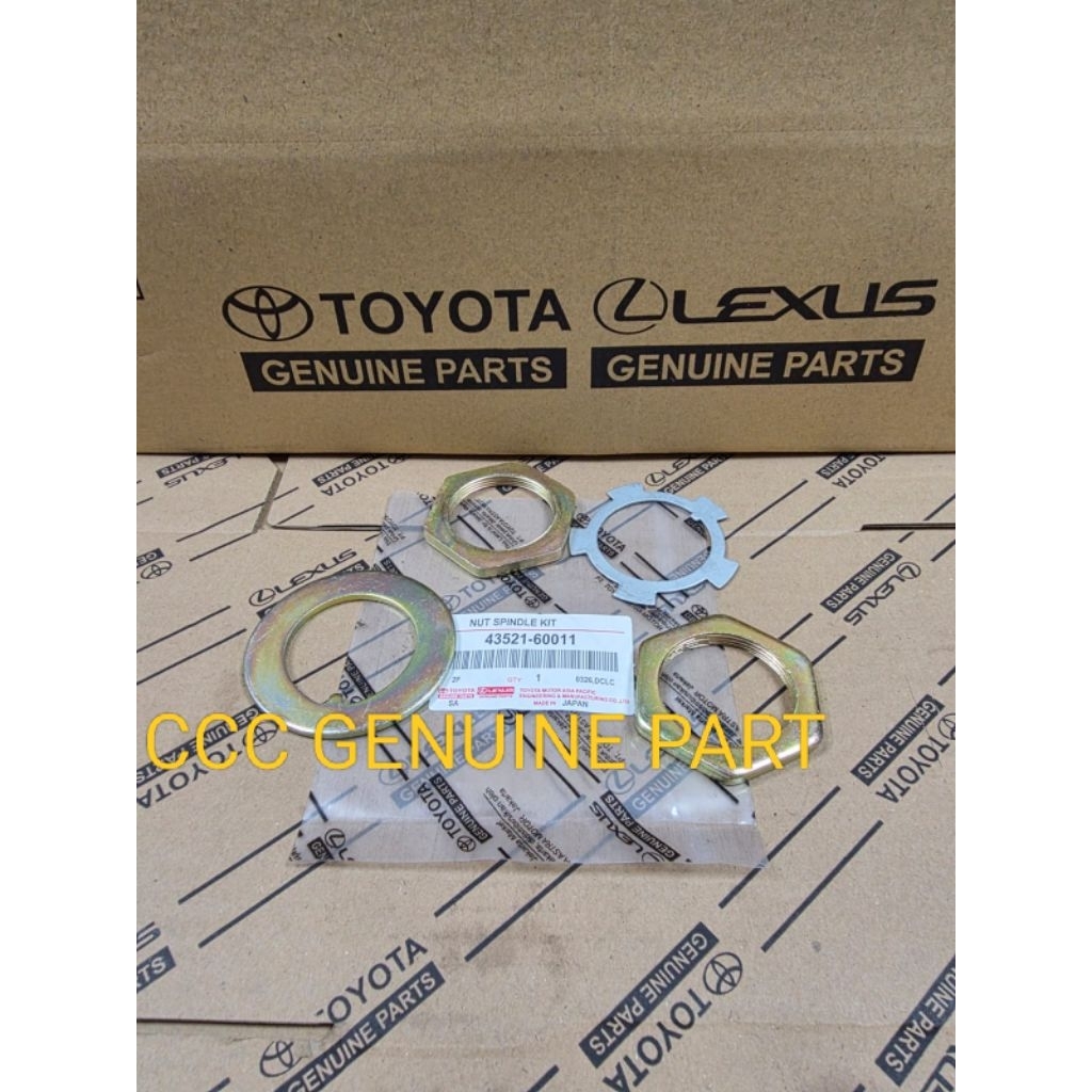 NUT SPINDLE KIT TOYOTA 2F HARDTOP 1SET TOYOTA