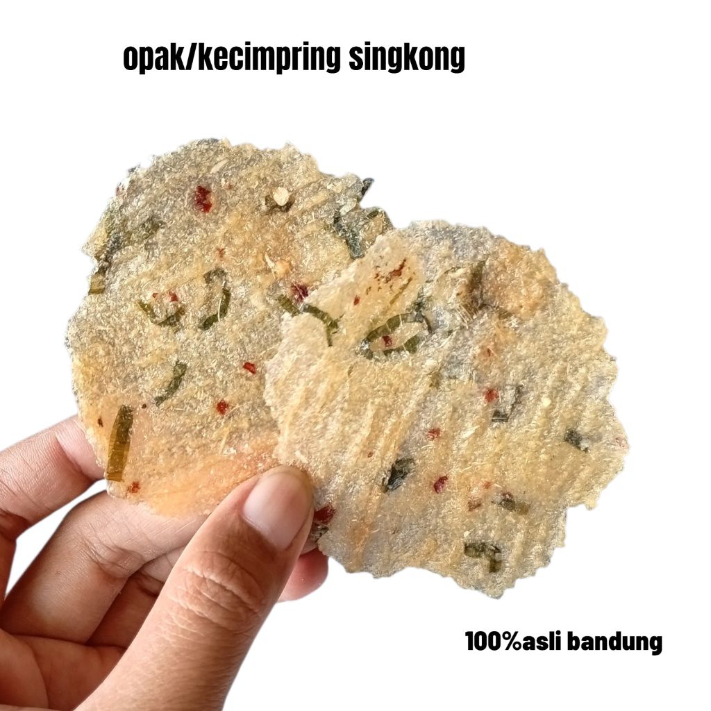 kecimpring singkong mentah renyah nikmat asli bandung