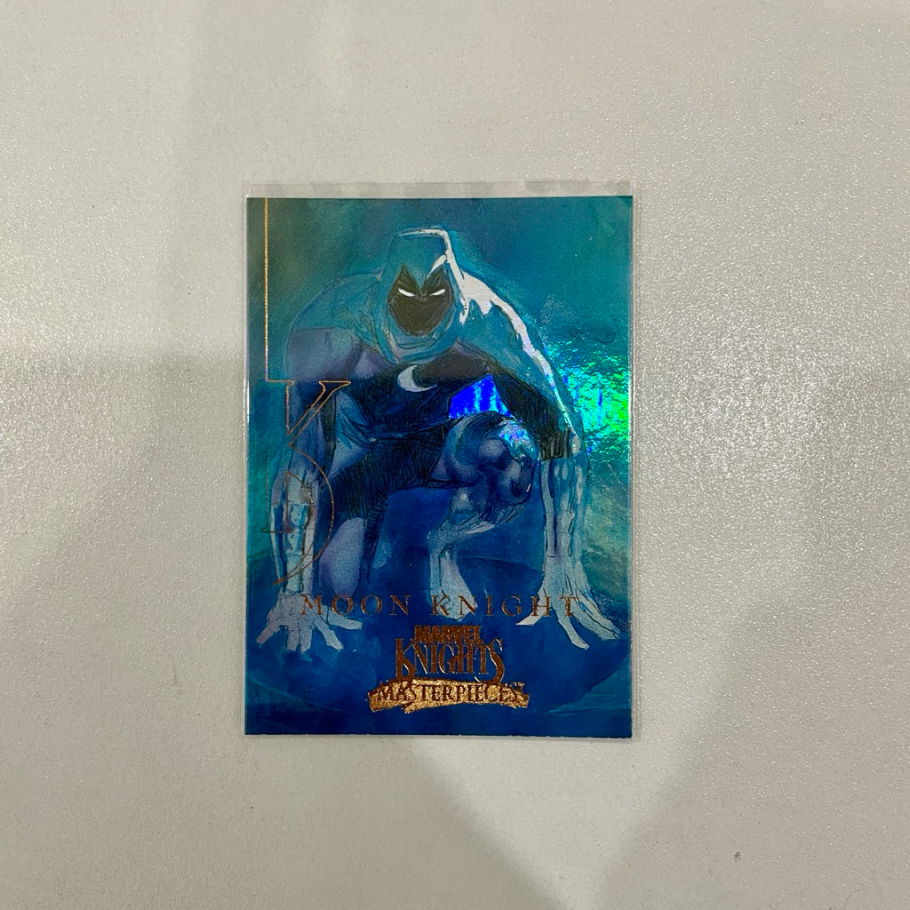 Kartu Marvel Masterpieces Fleer Moon Knight TCG Trading Card