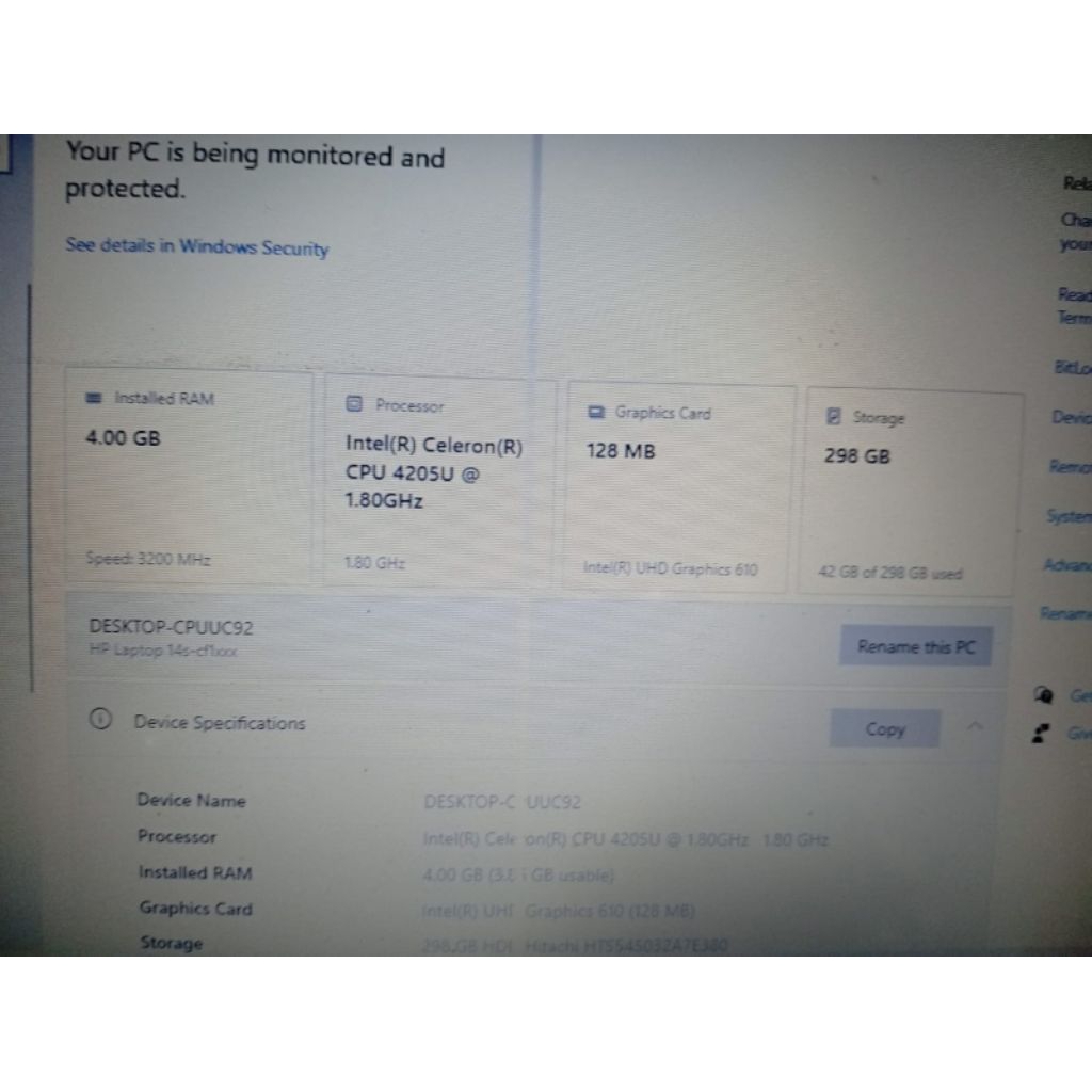 Motherboard Mainboard Mobo Mesin Normal Laptop HP 14s-CF 14s-DK HP 14s-cf