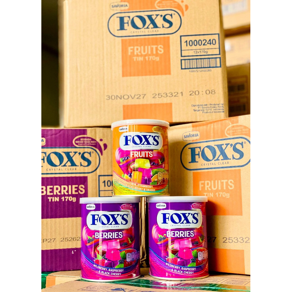 Permen Foxs kaleng