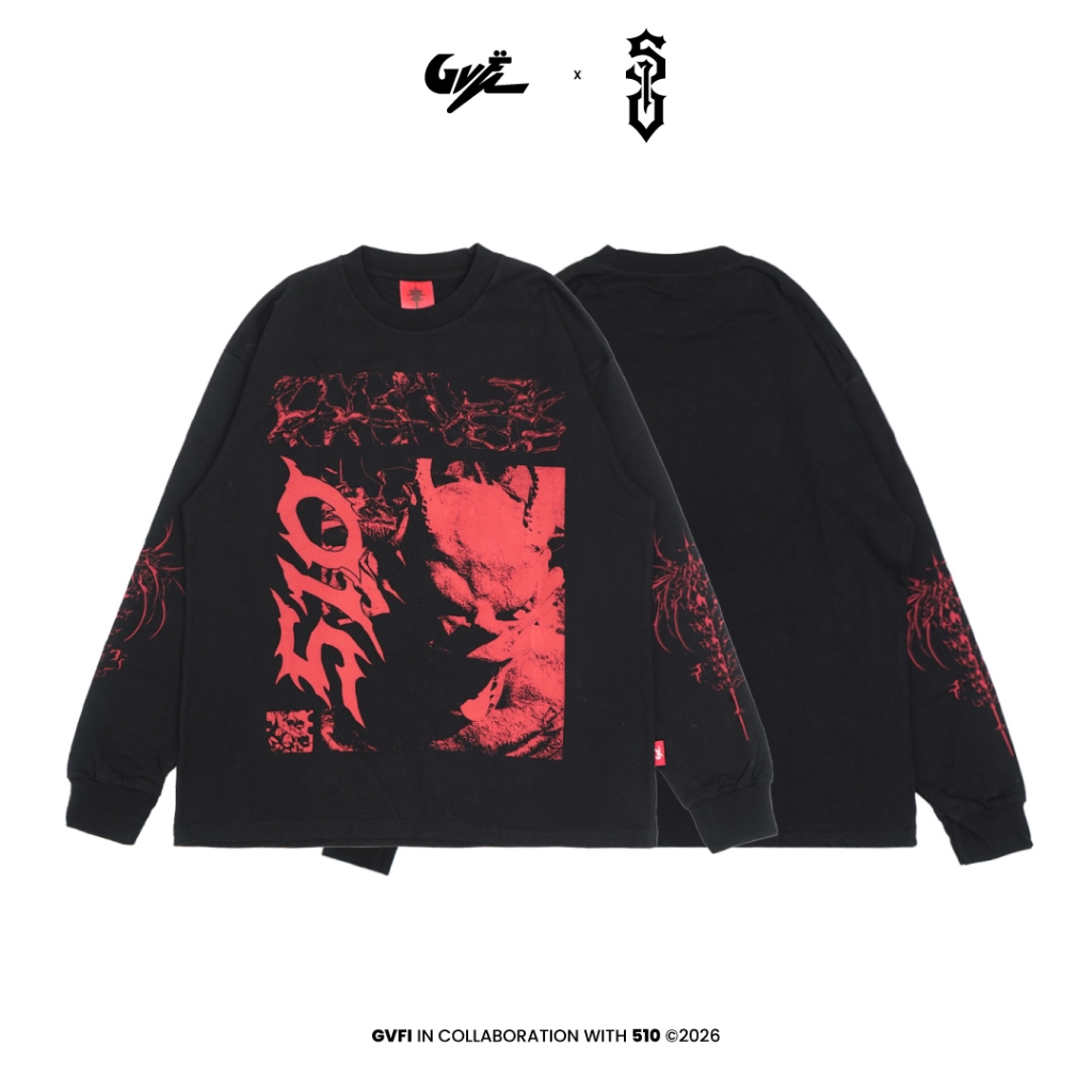 GVFI x 510 Velvet Curse Longsleeve Black