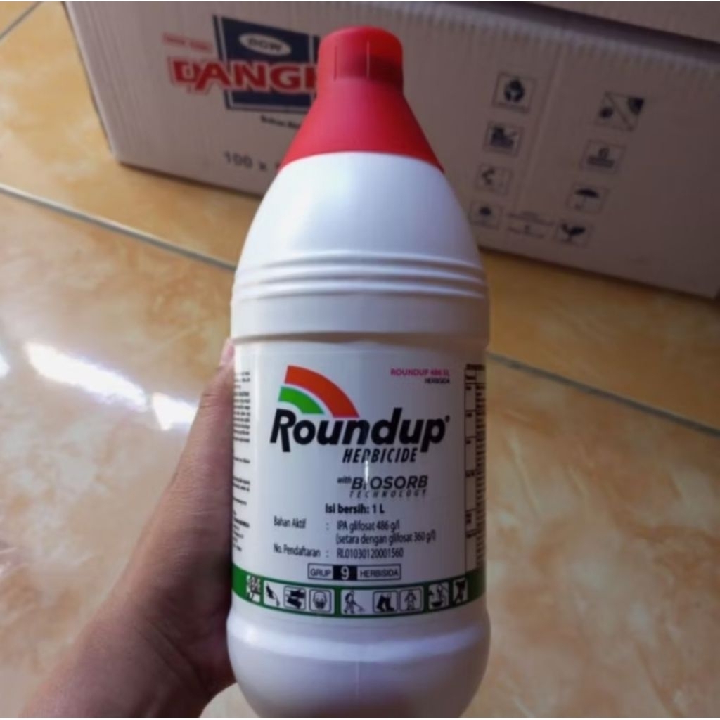 ROUNDUP 1 LITER  / PEMBASMI RUMPUT / ROUNDUP 486 SL 1000ML / ROUNDUP BIOSORB / OBAT PEMBUNUH RUMPUT 