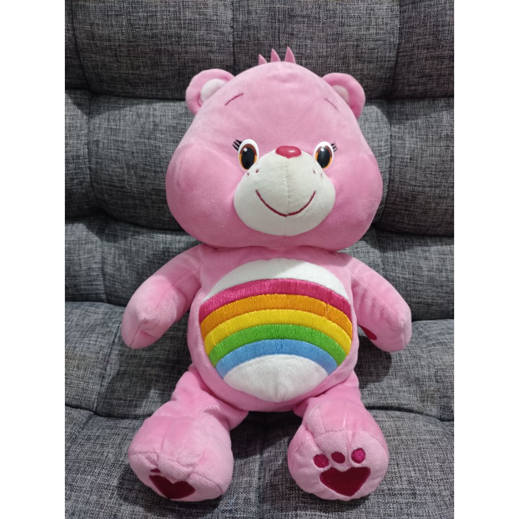 Boneka Care bears pink 35 cm