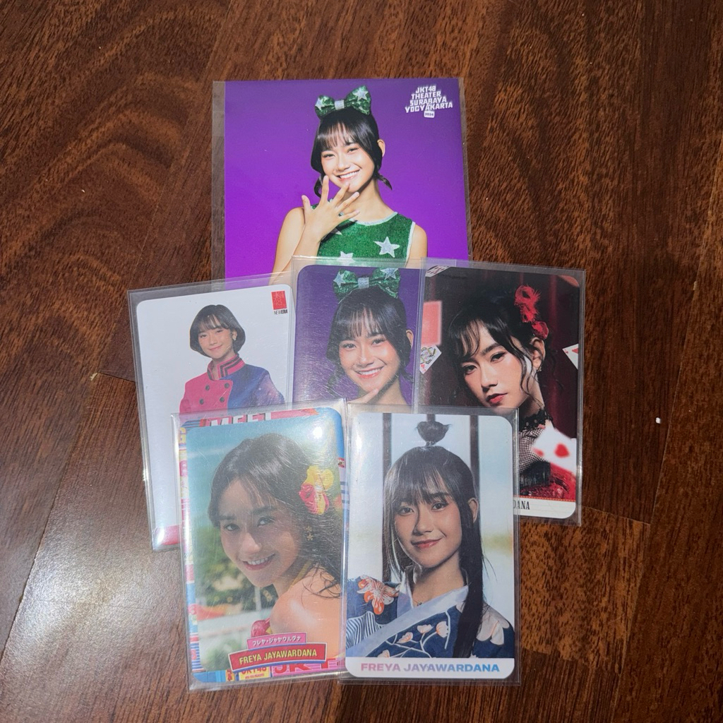 ALL ABOUT FREYA (FREYA JAYAWARDANA) JKT48 PHOTOCARD PHOTOPACK OFFICIAL