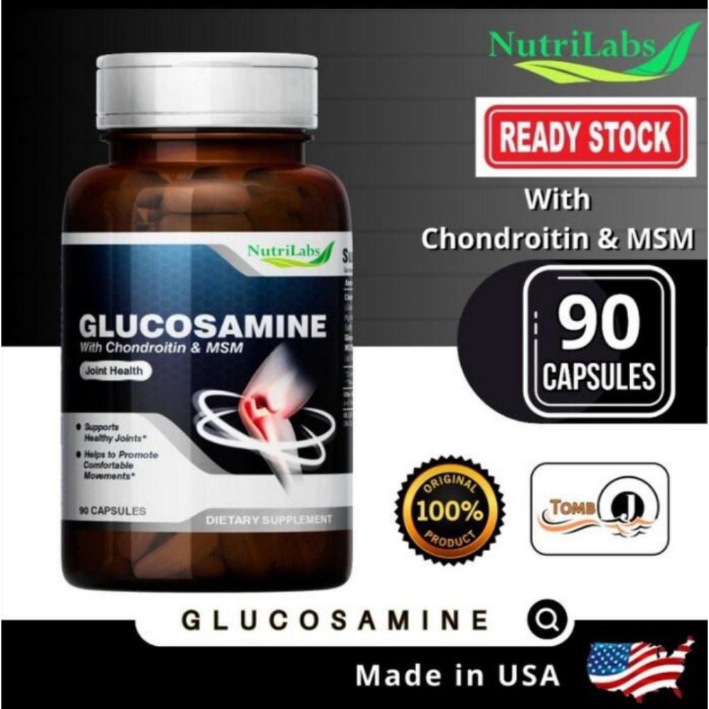 Nutrilabs Glucosamine Chondroitin MSM Suplemen Kesehatan Tulang Sendi