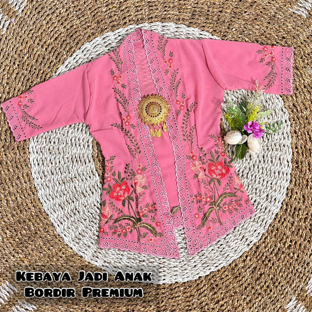 KEBAYA BORDIR JADI ANAK//KEBAYA ANAK//KEBAYA BORDIR