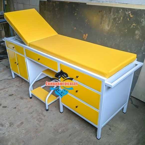Meja periksa pasien / Bed periksa pasien / Bed advance / Ranjang pasien / Bed periksa laci