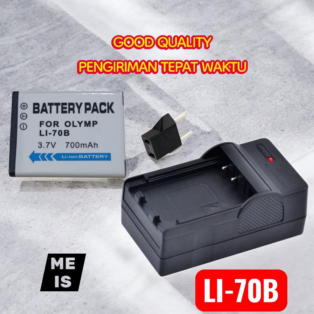 Baterai & Charger Olympus VG110 VG120 VG130 VG140 VG145 VG150 VG160 - Batre Casan