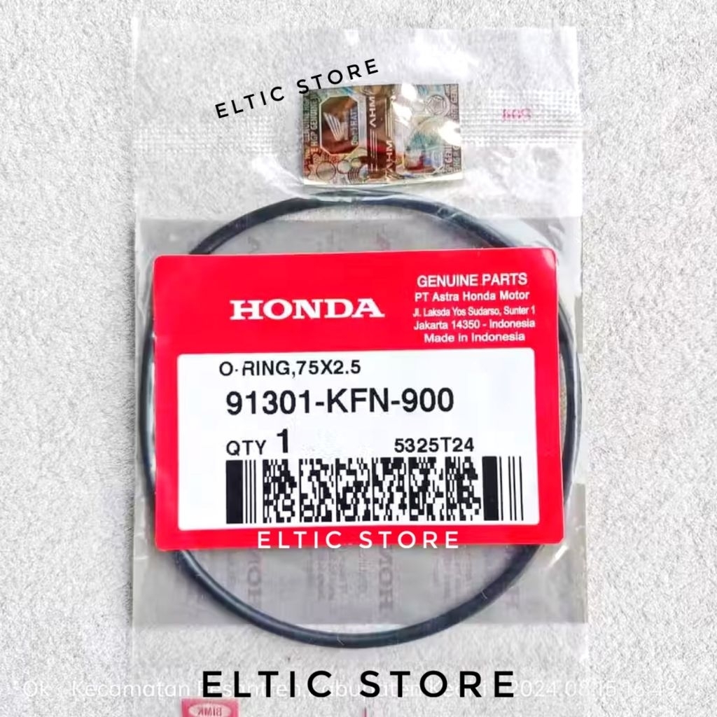 Seal Oring Tutup Noken As Honda Tiger 2000/Tiger Revo Original AHM