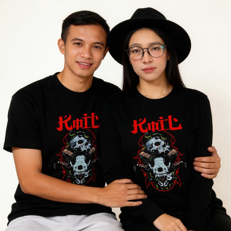 NEW READY STOCK || Kaos KOIL BAND BERTAJUK MENDEKATI SURGA Tshirt Bahan Katun Kombed 30s || Size S M