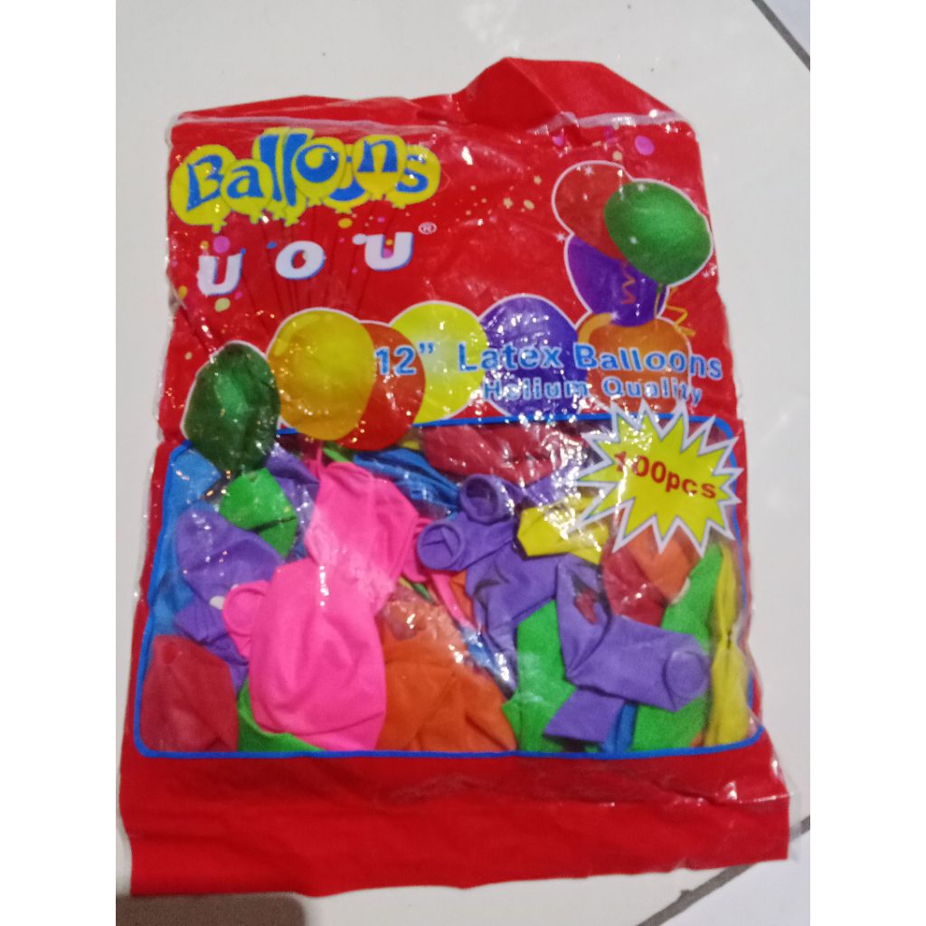 [100 Pcs] Balon Emoji / Balon Smile Pack