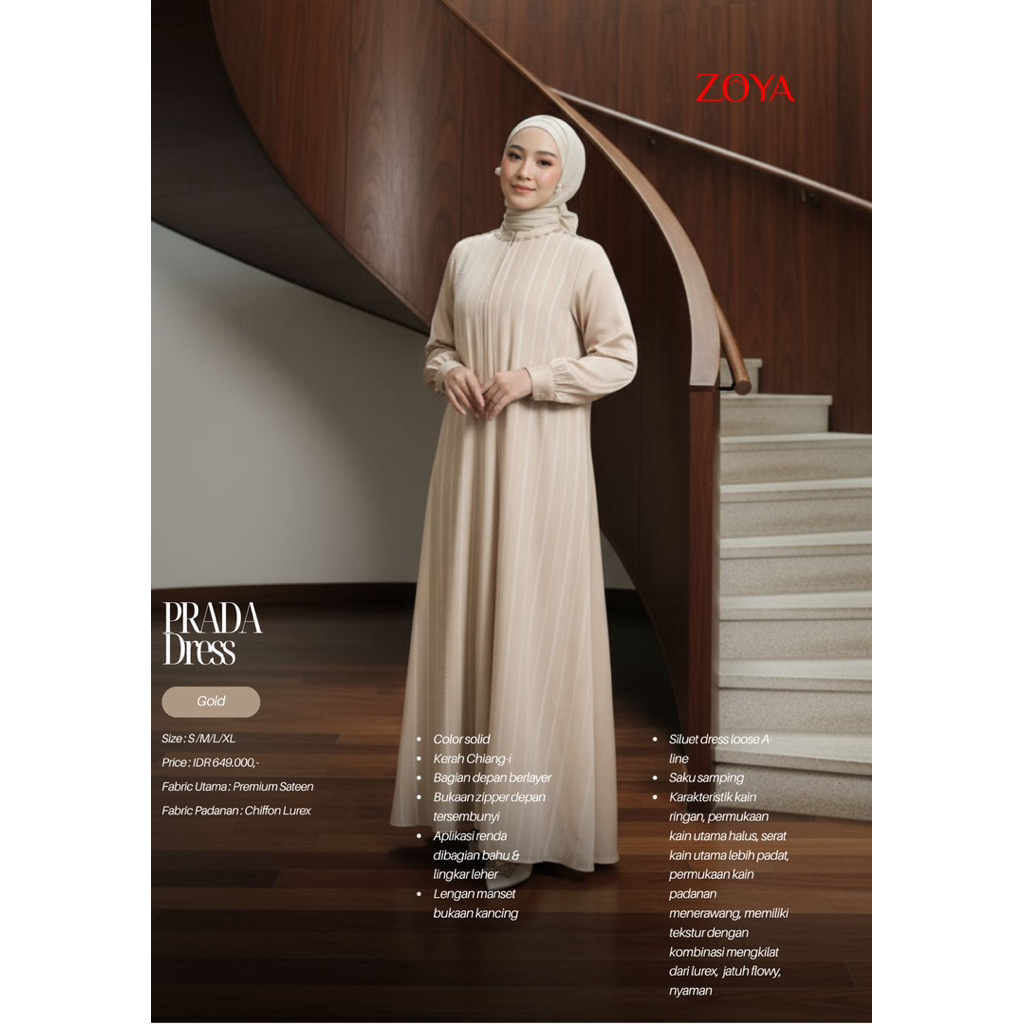 ZOYA PRADA DRESS ORI ZOYA
